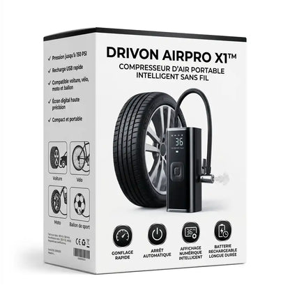 AirPro X1™ Gonfleur pneu sans fil — Gonflez en 60 secondes sans effort